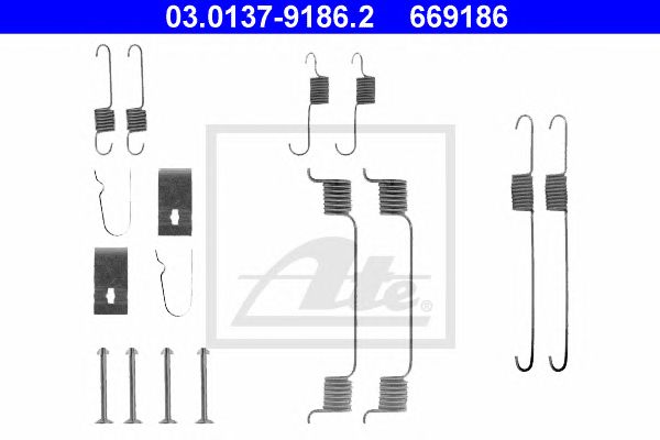 Set accesorii, sabot de frana