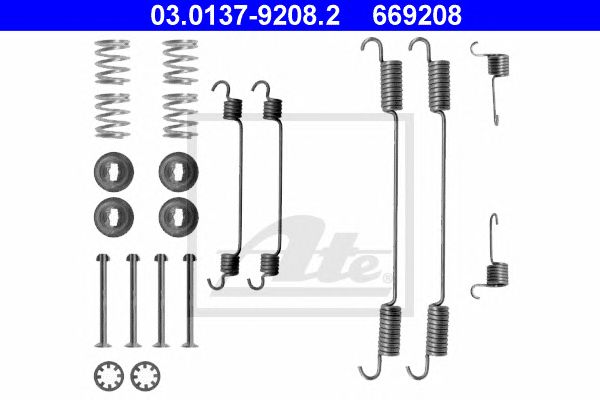 Set accesorii, sabot de frana