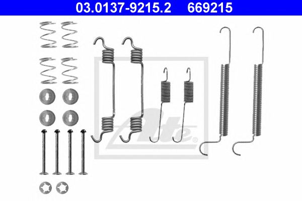 Set accesorii, sabot de frana