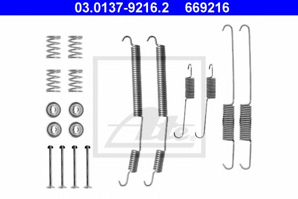 Set accesorii, sabot de frana