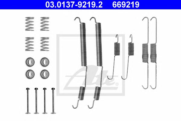 Set accesorii, sabot de frana