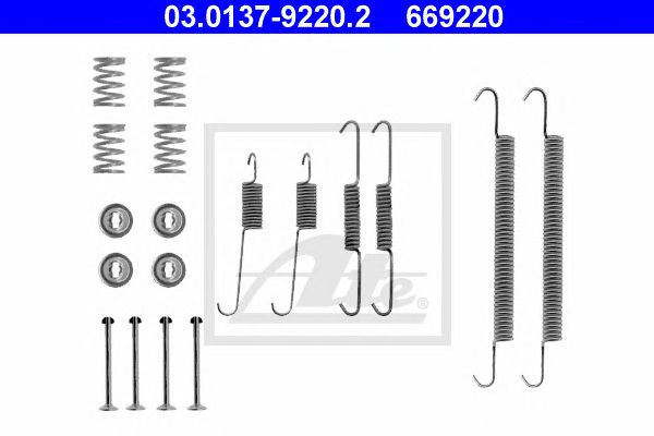 Set accesorii, sabot de frana