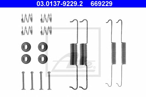 Set accesorii, sabot de frana