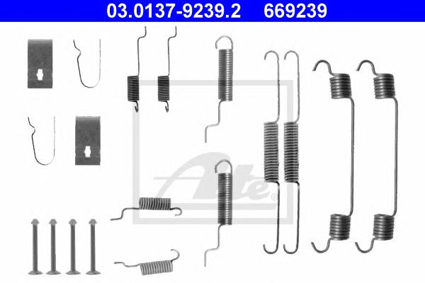 Set accesorii, sabot de frana