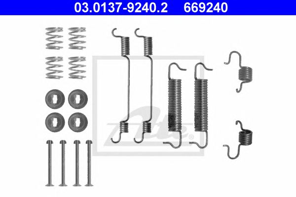 Set accesorii, sabot de frana