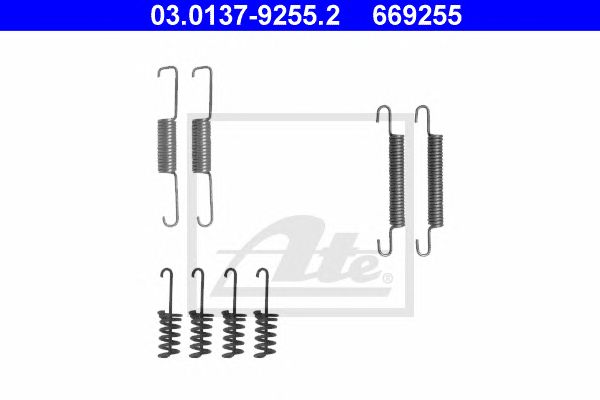 set accesorii, saboti frana parcare