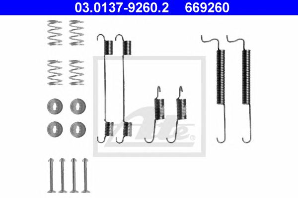 Set accesorii, sabot de frana