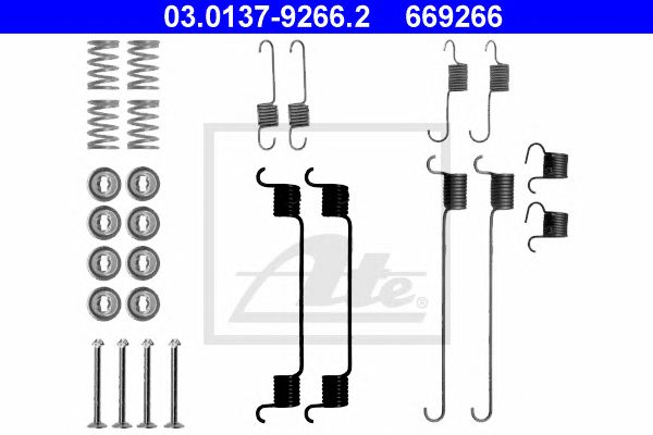 Set accesorii, sabot de frana