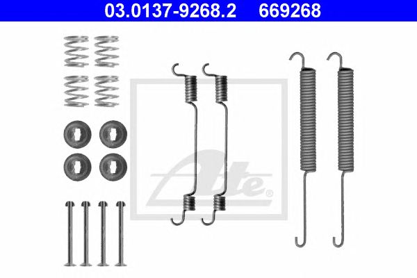 Set accesorii, sabot de frana