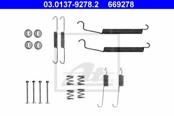 Set accesorii, sabot de frana