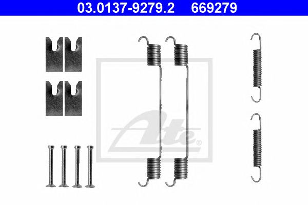 Set accesorii, sabot de frana