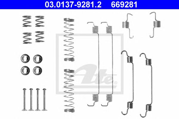 Set accesorii, sabot de frana