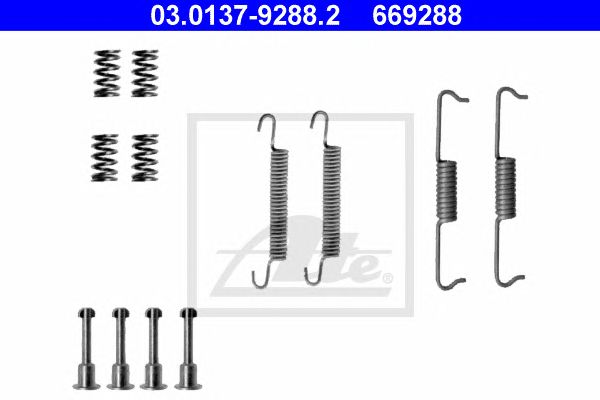 set accesorii, saboti frana parcare