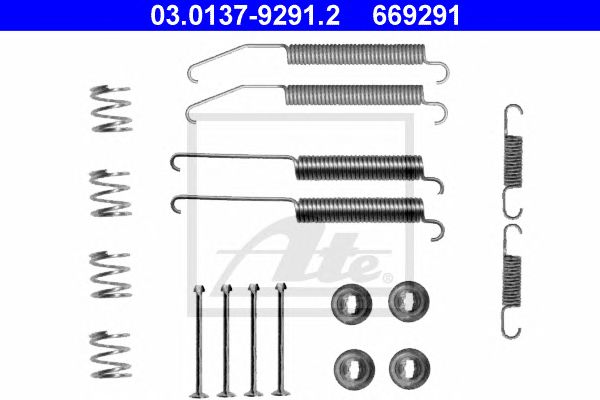 Set accesorii, sabot de frana