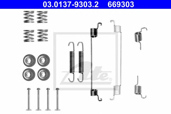 Set accesorii, sabot de frana