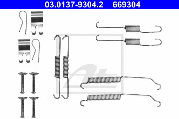 Set accesorii, sabot de frana