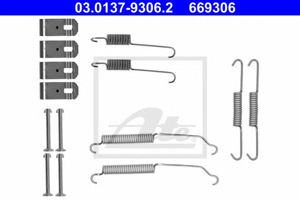 Set accesorii, sabot de frana