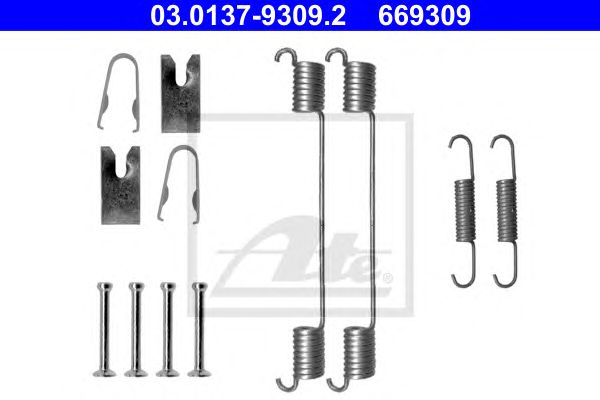 Set accesorii, sabot de frana