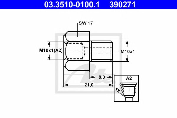 Adaptor, conducte frana