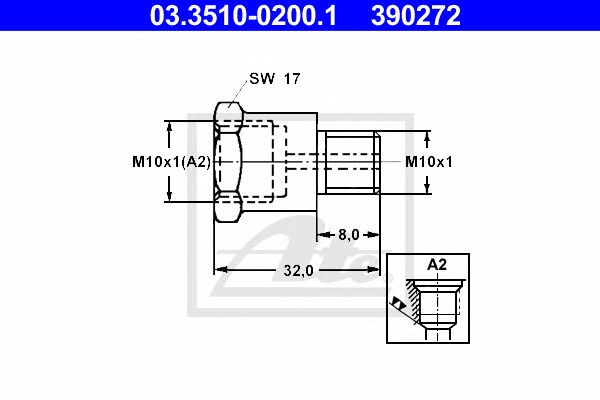 Adaptor, conducte frana