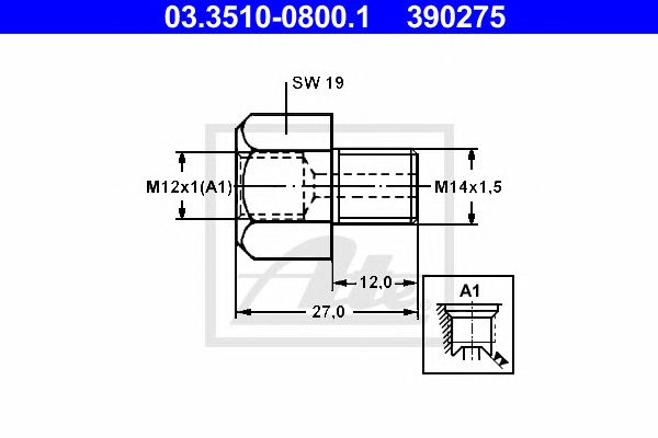 Adaptor, conducte frana