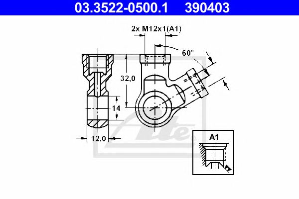 Conector, conducte metal