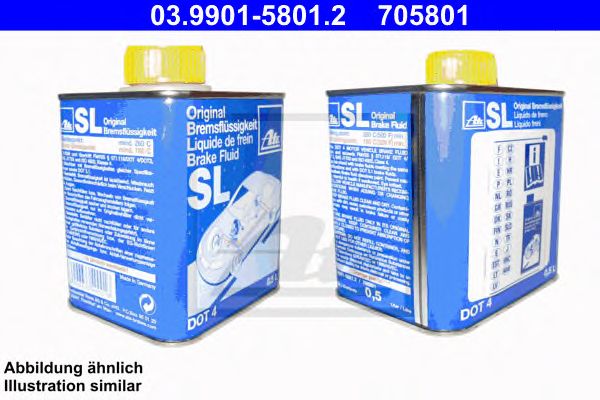 Lichid pentru frana ATE - SL DOT 4 - 500ml