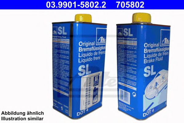 Lichid pentru frana ATE - SL DOT 4- 1 litru