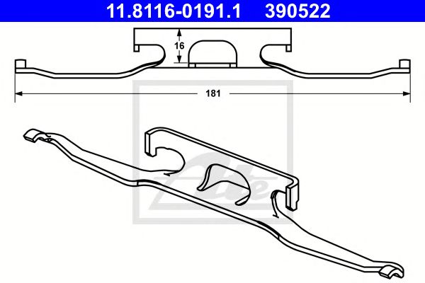 Arc, etrier frana