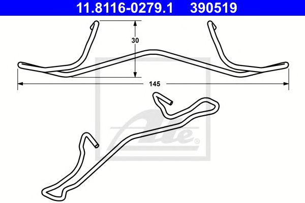 Arc, etrier frana