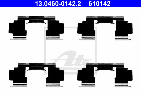 Set accesorii, placute frana