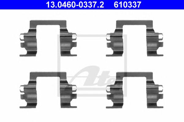 Set accesorii, placute frana