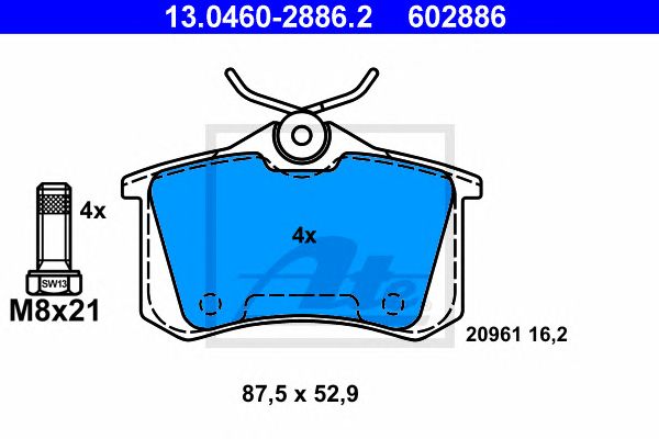 set placute frana,frana disc VW GOLF/VENTO/PASSAT/POLO/A4/A6/RENAULT 88-05