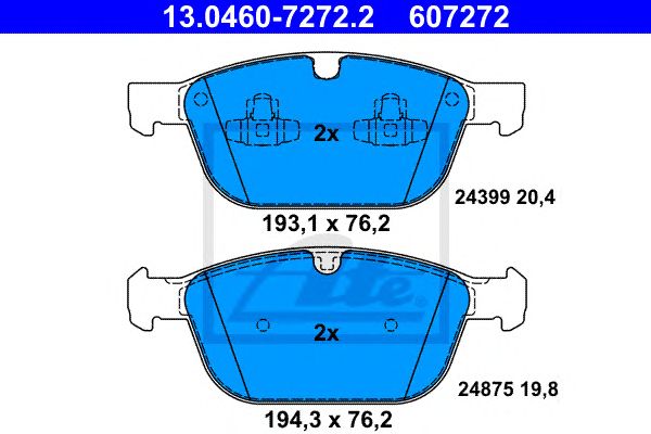 set placute frana,frana disc VOLVO XC60/XC90 06-