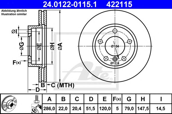 Disc frana BMW E36 92-/E46 316-320