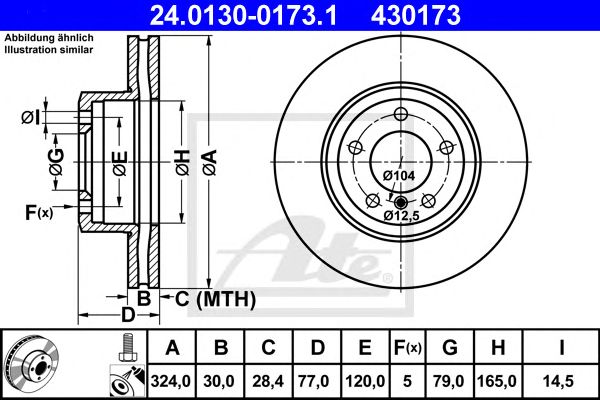 Disc frana BMW E60/E61