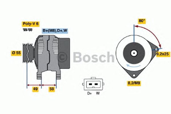 Generator / Alternator SEAT CORDOBA / IBIZA II (6K1)