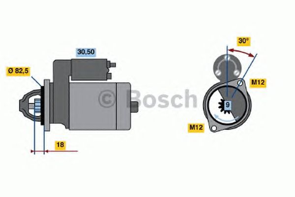 starter VW 1,9TDI-2,5TDI