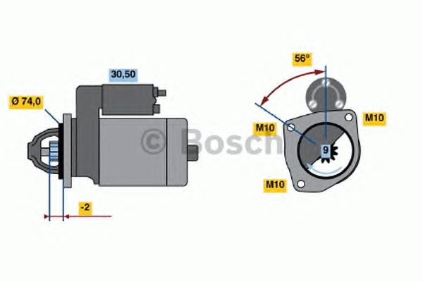 starter CITROEN 2,5D/TD/TDI