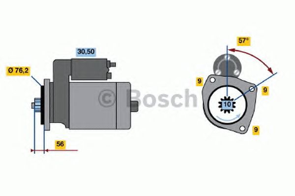 starter VW T4 1,9/2,4/2,5D