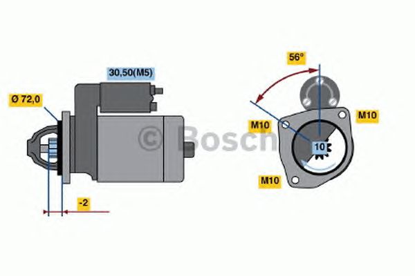 starter CITROEN C4/C5/ DS4/DS5 2,0HDI 04-