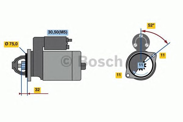 starter 1,8 KW OPEL ASTRA, SIGNUM 2.2 16V 00-05