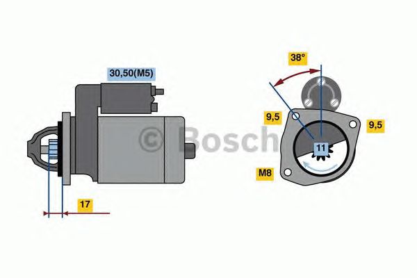 starter PEUGEOT 207 1.6D 07-