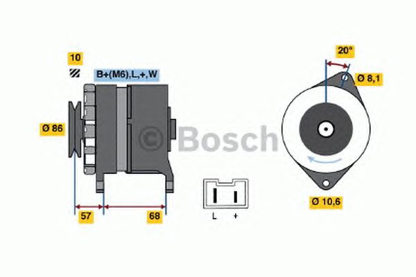 Generator / Alternator RENAULT MASTER 2,4 D