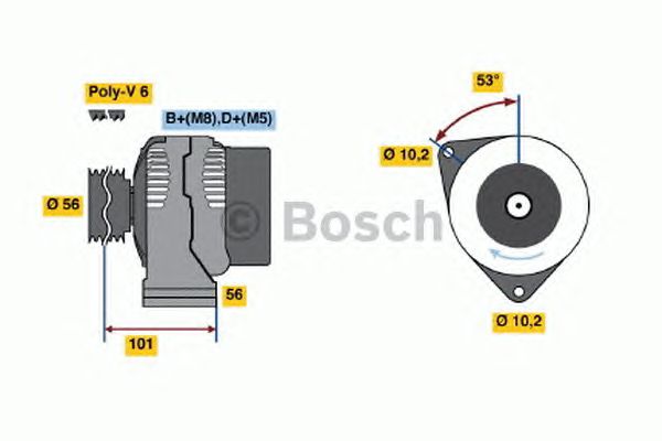 Generator / Alternator MERCEDES-BENZ SLK R170 2.0/2.3/3.2 09.96-04.04