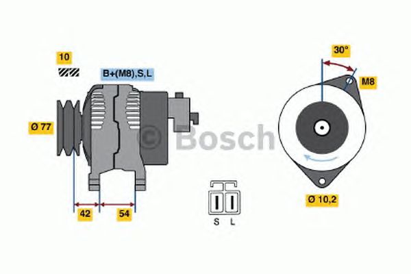 Generator / Alternator MITSUBISHI L200 2,5 D