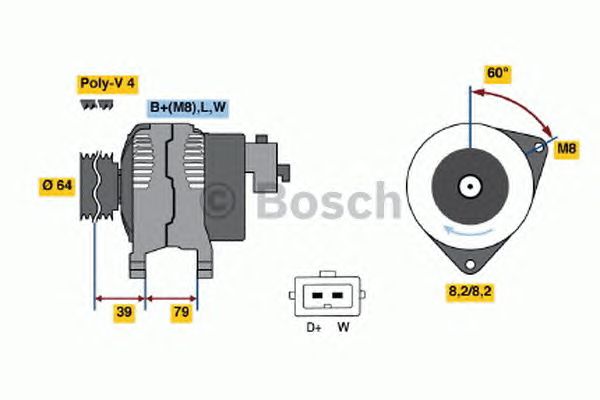 Generator / Alternator FORD TRANSIT 97-00