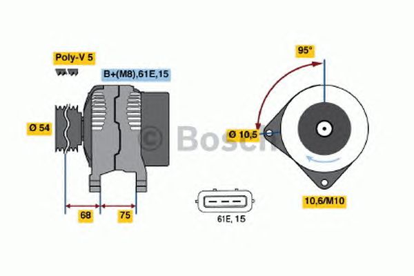 Generator / Alternator BMW 520D 2,0