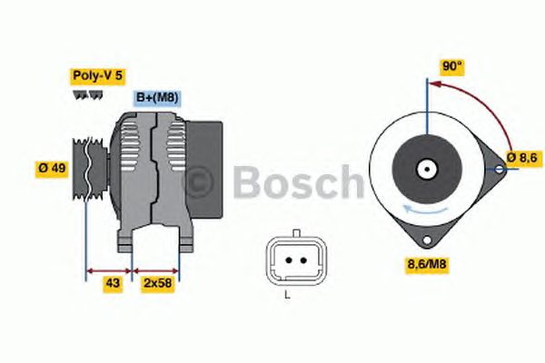 Generator / Alternator RENAULT LAGUNA II