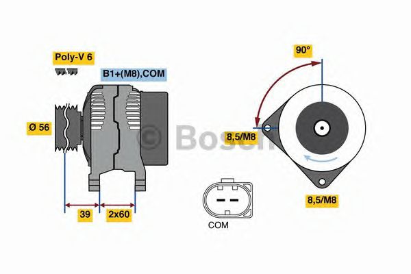 Generator / Alternator AUDI A6 2,7TDI 06-